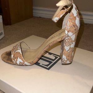 ivanka trump tan and white heels